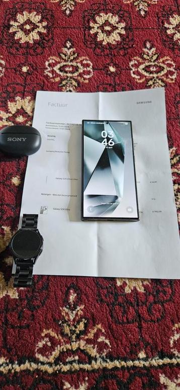 Samsung Galaxy S24 ultra , 512gb met garantie en smartwatch  beschikbaar voor biedingen