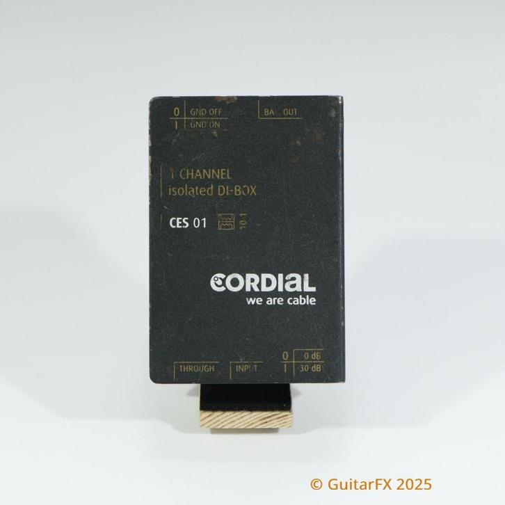 Cordial CES 01 1 Channel Isolated DI-box, Muziek en Instrumenten, Effecten, Gebruikt, Ophalen of Verzenden