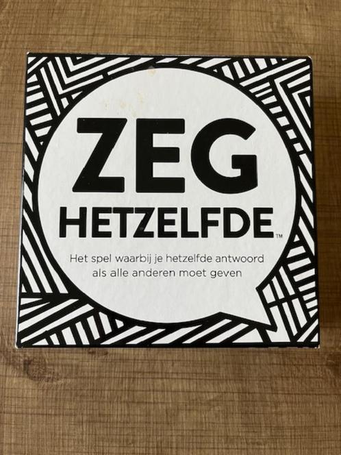 Spel "Zeg hetzelfde", Hobby & Loisirs créatifs, Jeux de société | Jeux de plateau, Comme neuf, Trois ou quatre joueurs, Cinq joueurs ou plus