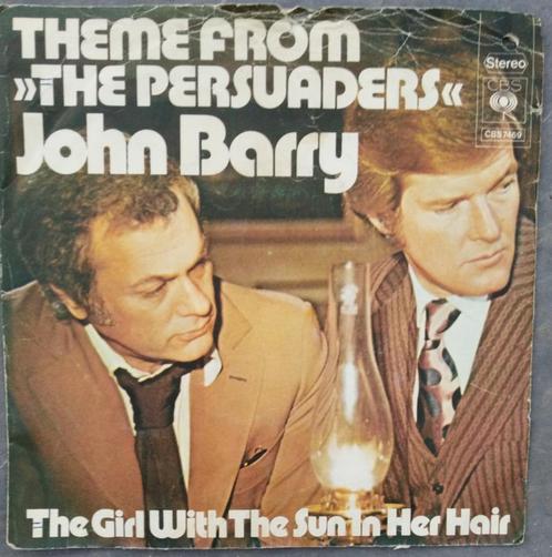 †JOHN BARRY: Theme from "THE PERSUADERS", Cd's en Dvd's, Vinyl Singles, Zo goed als nieuw, Single, Pop, 7 inch, Ophalen of Verzenden