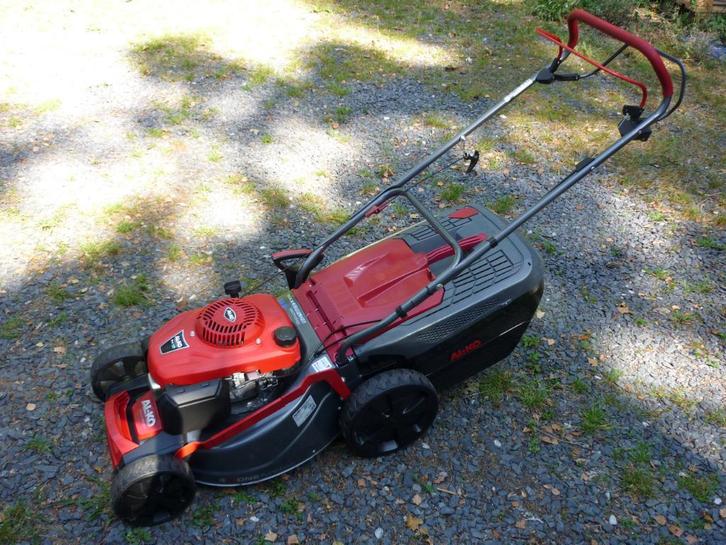 AL-KO Premium 470 SP-A grasmaaier, aangedreven, Tuin en Terras, Grasmaaiers, Zo goed als nieuw, Benzine-grasmaaier, 40 t/m 49 cm