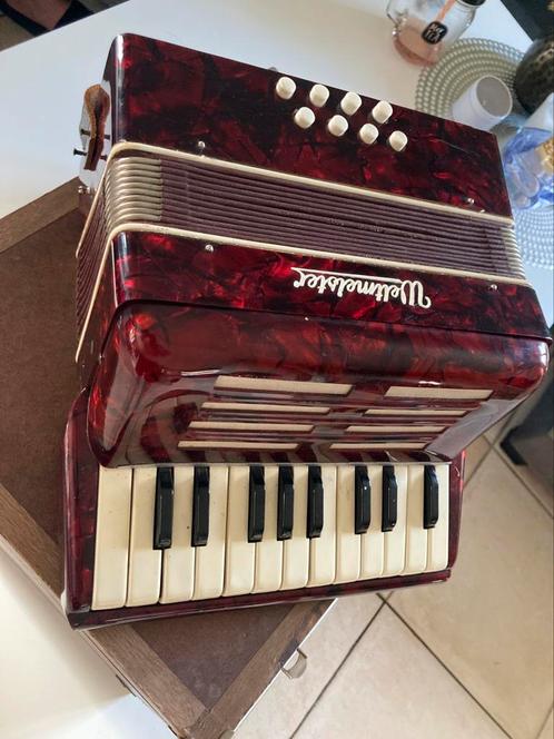 PRACHTIGE ANTIEKE VINTAGE Weltmeister ACCORDEON, Muziek en Instrumenten, Accordeons, Ophalen of Verzenden