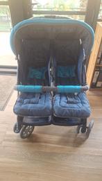 Dubbele kinderwagen weinig gebruikt, Autres marques, Comme neuf, Enlèvement, Poussette