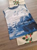 Liberty island blauw topje - medium, Kleding | Dames, Topjes, Maat 38/40 (M), Blauw, Zo goed als nieuw, Zonder mouw