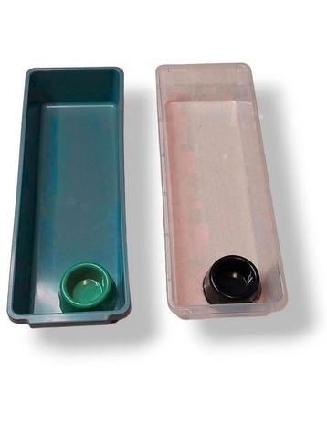 Tubs 51 x 18.6 x 9 cm nieuw transparant en grijs. beschikbaar voor biedingen