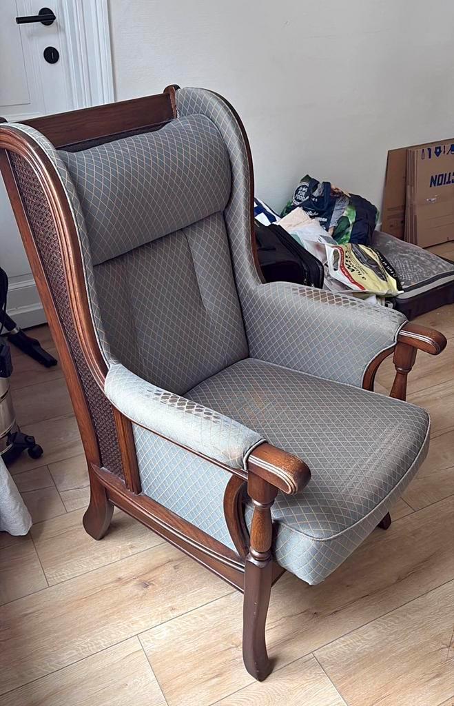 Fauteuil Voltaire Élégant et Propre, Maison & Meubles, Fauteuils, Utilisé, Bois, Enlèvement