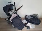 Mutsy kinderwagen met draagmand en veel accessoires, Kinderen en Baby's, Kinderwagens en Combinaties, Verstelbare duwstang, Zo goed als nieuw