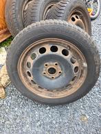 4 Goodyear 205/55.R16 H94-banden + stalen velg, Auto-onderdelen, Banden en Velgen, Ophalen, Gebruikt, All Season, Band(en)