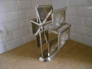 Draaibare metalen fotohouder (12 foto's) N beschikbaar voor biedingen