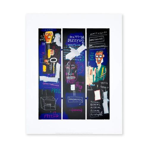 Horn Players Print - Jean-Michel Basquiat - 1983, Antiek en Kunst, Kunst | Litho's en Zeefdrukken, Ophalen of Verzenden