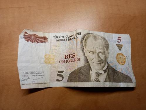 Turks ticket, Postzegels en Munten, Bankbiljetten | Europa | Niet-Eurobiljetten, Los biljet, Overige landen, Ophalen of Verzenden