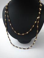 Collier vintage avec petites perles de verre, Bijoux, Sacs & Beauté, Colliers, Avec pendentif, Synthétique, Brun, Enlèvement ou Envoi