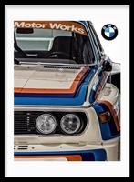 Poster BMW Racing / 1976, Rechthoekig Staand, Deurposter of groter, Ophalen of Verzenden, Zo goed als nieuw