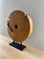 Massieve teak houten decoratief object - Bali, Antiek en Kunst, Kunst | Beelden en Houtsnijwerken, Ophalen