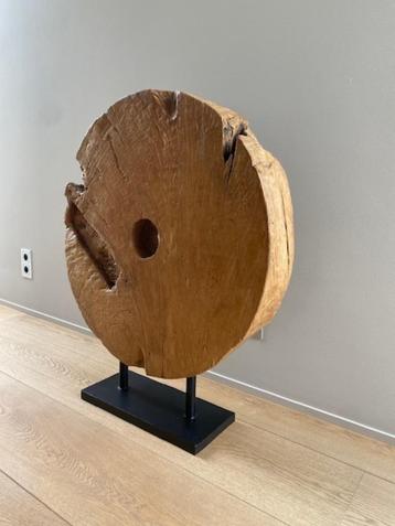 Massieve teak houten decoratief object - Bali beschikbaar voor biedingen