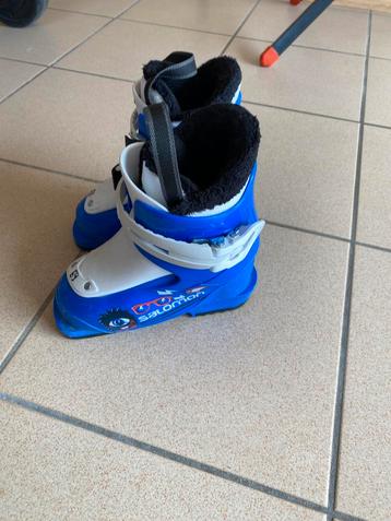 Salomon ski + boots kind, Sport en Fitness, Skiën en Langlaufen, Ophalen, Gebruikt, Ski, Salomon
