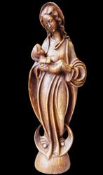 grote Maria met kindje.in houtlook, Antiek en Kunst, Ophalen