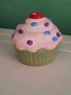 cupcake in keramiek / groen / verjaardag, Comme neuf, Cupecake / keramiek / verjaardag, Enlèvement ou Envoi