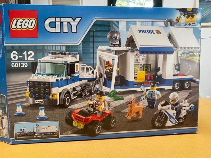 Lego City  60139 Politie Mobiele commandocentrale GESORTEERD, Kinderen en Baby's, Speelgoed | Duplo en Lego, Zo goed als nieuw