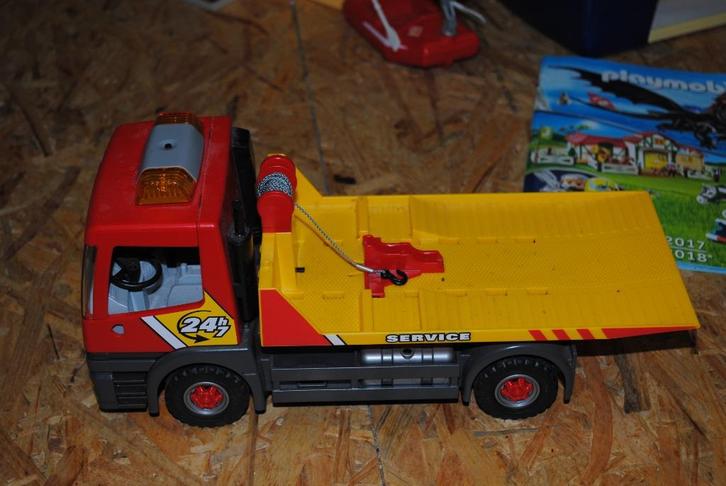 playmobil camion depannage + camion, Kinderen en Baby's, Speelgoed | Playmobil, Gebruikt, Complete set, Ophalen