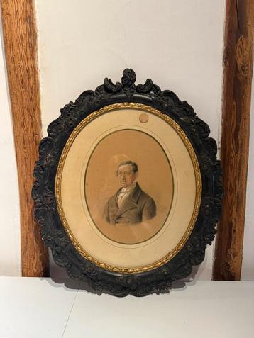 Portret van een adelijke heer uit 1851 beschikbaar voor biedingen