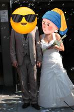 Trouwkleed, Ophalen, Trouwjurk, Linea raffaelli, Wit