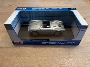 Porsche 550 A Spyder 1:18 Maisto - Nieuw in doos, Hobby & Loisirs créatifs, Enlèvement ou Envoi, Neuf, Voiture, Maisto