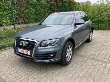 AUDI Q5 TDI 163 pk S tronic quattro automaat, Autos, Cuir, Achat, 1968 cm³, Noir