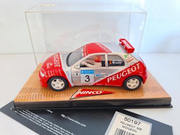 Ninco Peugeot 306 Monzon 50197 Zeldzaam Model beschikbaar voor biedingen