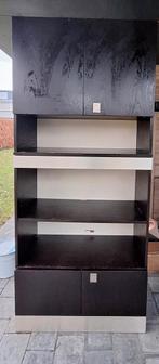 Wandkast in 2 stapelbare delen, Huis en Inrichting, Kasten | Wandmeubels, Ophalen, Gebruikt