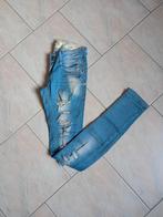 Strass gescheurde jeans, Kleding | Dames, Zo goed als nieuw, W27 (confectie 34) of kleiner, Denim original, Verzenden