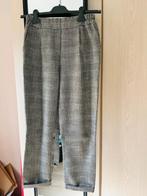 Geruite broek met gouddraad, Maat 38/40 (M), Zwart, Ophalen of Verzenden, Zo goed als nieuw