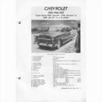 Chevrolet Typen 6 cil. en 8 cil. Vraagbaak losbladig 1955-19, Livres, Autos | Livres, Chevrolet, Utilisé, Enlèvement ou Envoi