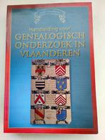 Handleiding voor GENEALOGISCH ONDERZOEK IN VLAANDEREN (Johan, Enlèvement ou Envoi, Comme neuf, Johan Roelstraete