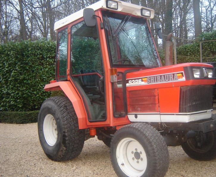 Shibaura tractor met gazonbanden + cabine, Tuin en Terras, Overige Tuin en Terras, Gebruikt, Ophalen