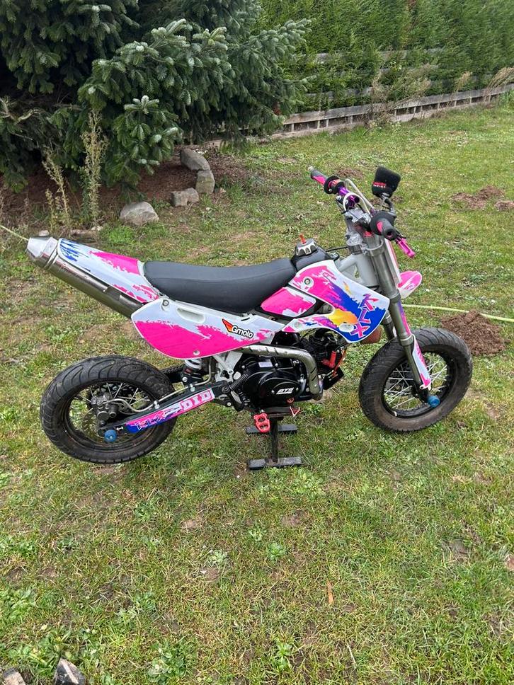 Mini Supermoto van 125 cc, Fietsen en Brommers, Minibikes, Midibikes en Pitbikes, Zo goed als nieuw, Pitbike, Ophalen