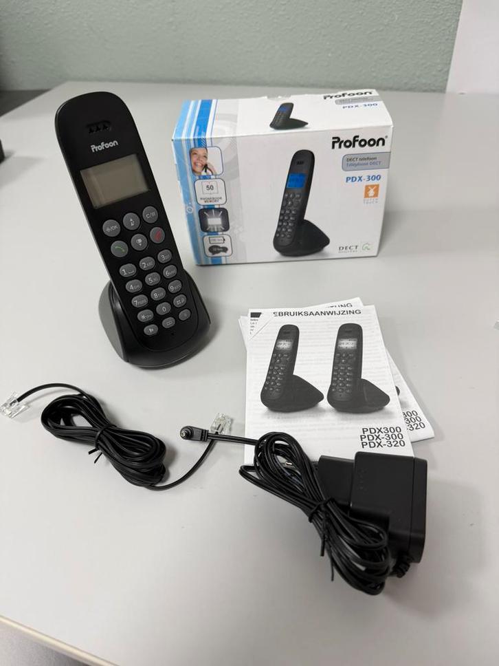 Téléphone sans fil DECT Profoon PDX-300 - Nouveau, Télécoms, Téléphones fixes | Combinés & sans fil, Neuf, 1 combiné, Enlèvement ou Envoi