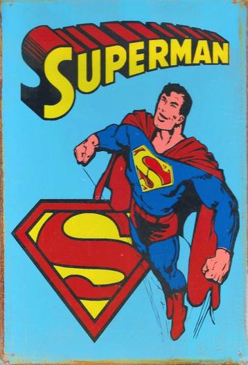 Superman / metalen wandbord