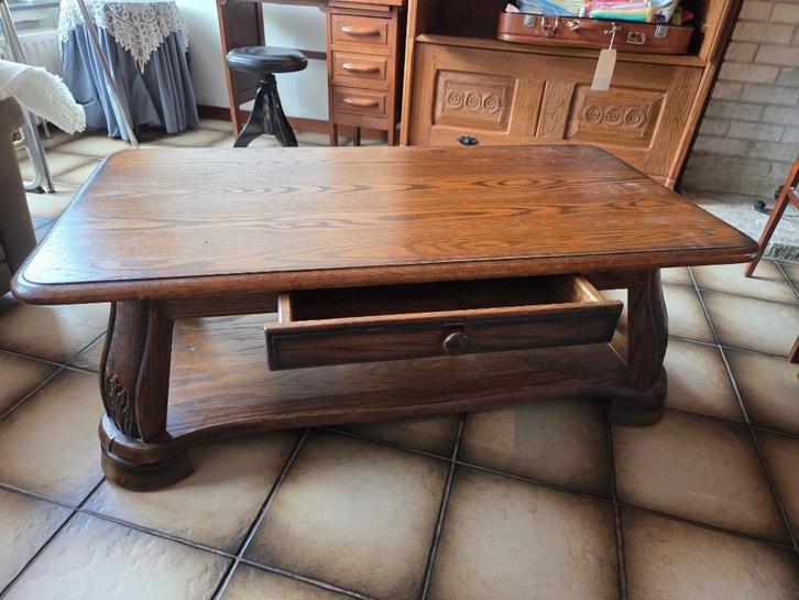 salontafel, Huis en Inrichting, Tafels | Salontafels, Gebruikt, Minder dan 50 cm, 50 tot 100 cm, 100 tot 150 cm, Rechthoekig, Ophalen