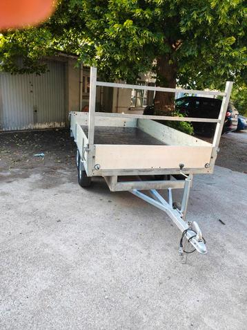 Remorque double essieux Aluminium 750kg, Autos : Divers, Remorques, Enlèvement