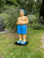 (Tuin)Beeld duikende heer, eye catcher zwembad, vijver 85 cm, Ophalen, Nieuw, Kunststof, Mensenbeeld