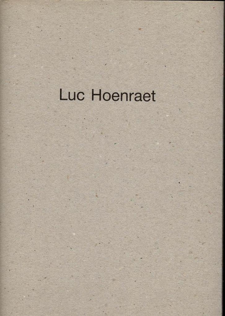 Luc Hoenraet werken op papier 1983 - 1993, Boeken, Kunst en Cultuur | Beeldend, Gelezen, Ophalen of Verzenden