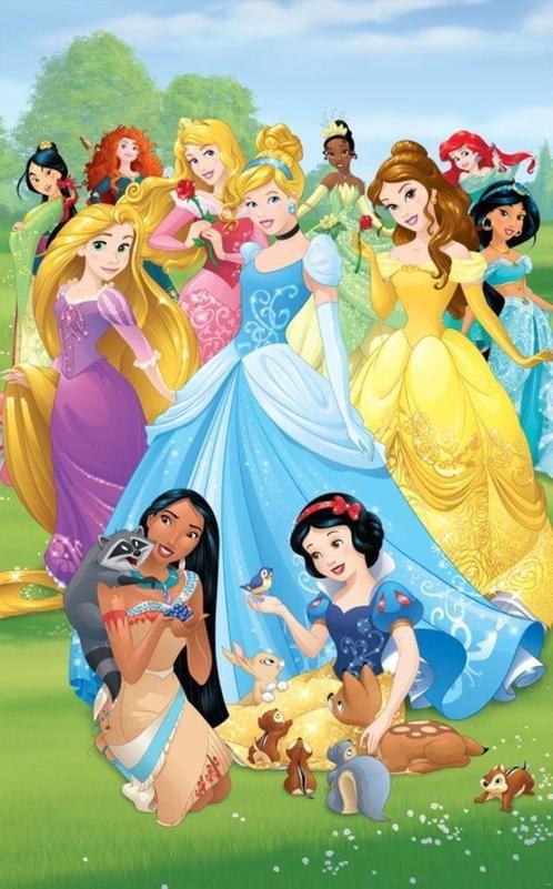 Disney Princess Posterbehang - Walltastic, Enfants & Bébés, Chambre d'enfant | Aménagement & Décoration, Neuf, Décoration murale