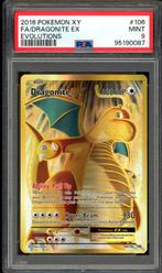 Dragonite EX PSA 9 - 106/108 - XY - Evolutions 2016, Hobby en Vrije tijd, Verzamelkaartspellen | Pokémon, Ophalen of Verzenden