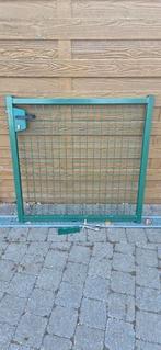 Tuinpoort B 100 x H 95 groen, Tuin en Terras, Tuinhekken en Hekwerk, Ophalen, Gebruikt