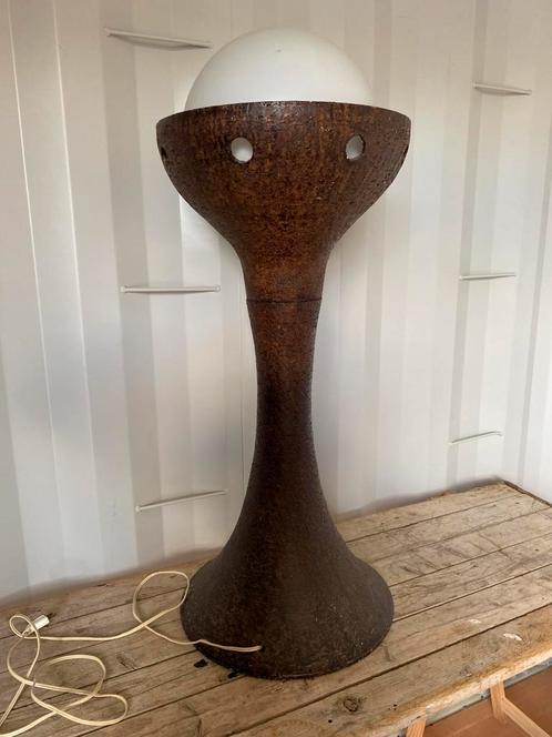 Vintage keramische vloerlamp DORIA LEUCHTEN DUITSLAND, Huis en Inrichting, Lampen | Vloerlampen, Zo goed als nieuw, Minder dan 100 cm