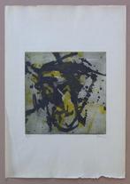 GÜNTHER KRAUS / ABSTRACTIE / KLEURETS / 50x35cm / SIG / 1960, Antiek en Kunst, Kunst | Litho's en Zeefdrukken, Ophalen of Verzenden