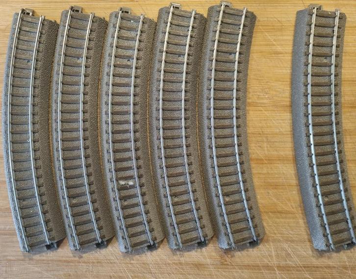 Trix C-rails., Hobby en Vrije tijd, Modeltreinen | H0, Gebruikt, Rails, Gelijkstroom, Trix, Ophalen of Verzenden