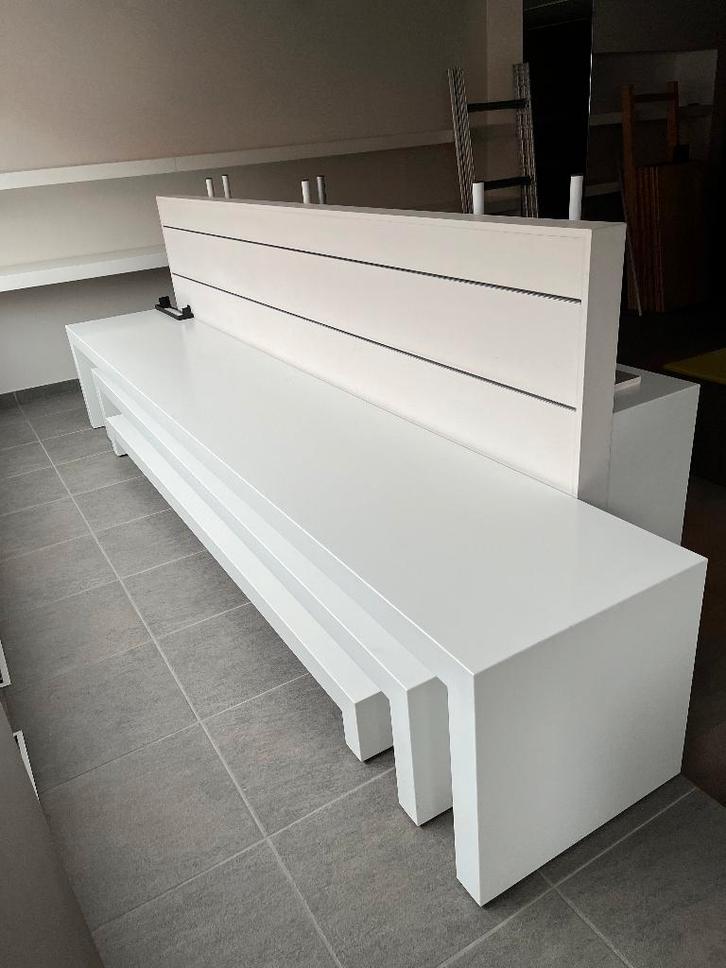 tables blanches, Maison & Meubles, Tables | Tables mange-debout, Comme neuf, Enlèvement