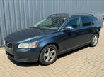 Volvo V50 1.6d Euro5 Leer Airco Cruise Zetelverw. Trekhaak, Auto's, Voorwielaandrijving, Zwart, 4 cilinders, Blauw